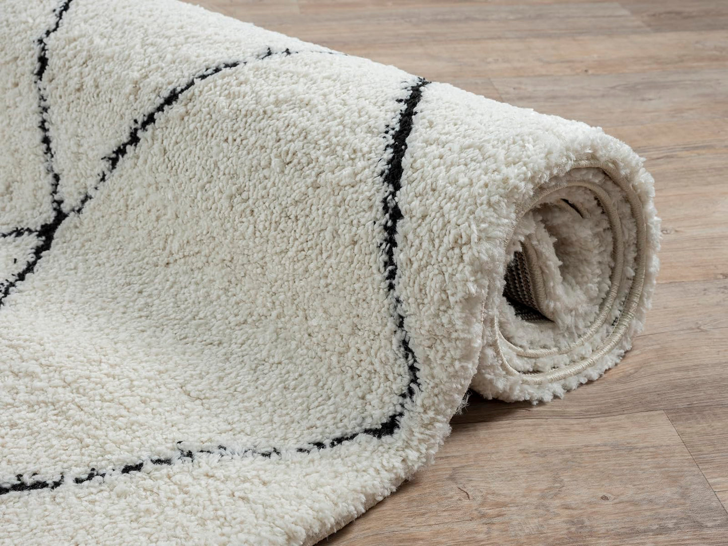 Elegant Soft Shaggy Living Room Rug