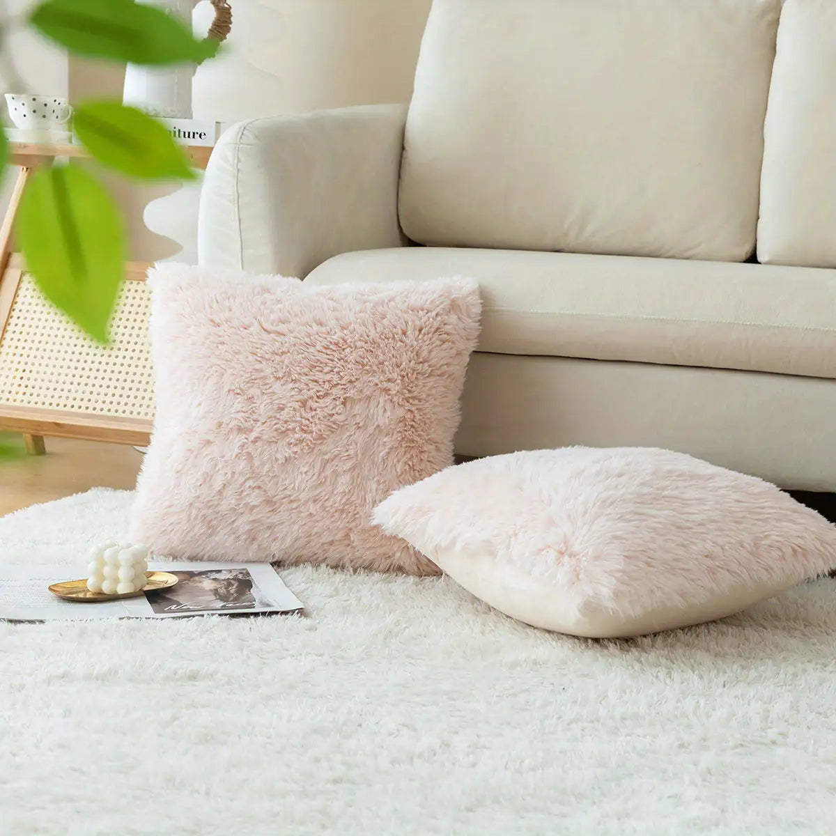 Soft and Luxurious Faux Fur Cushion Covers
