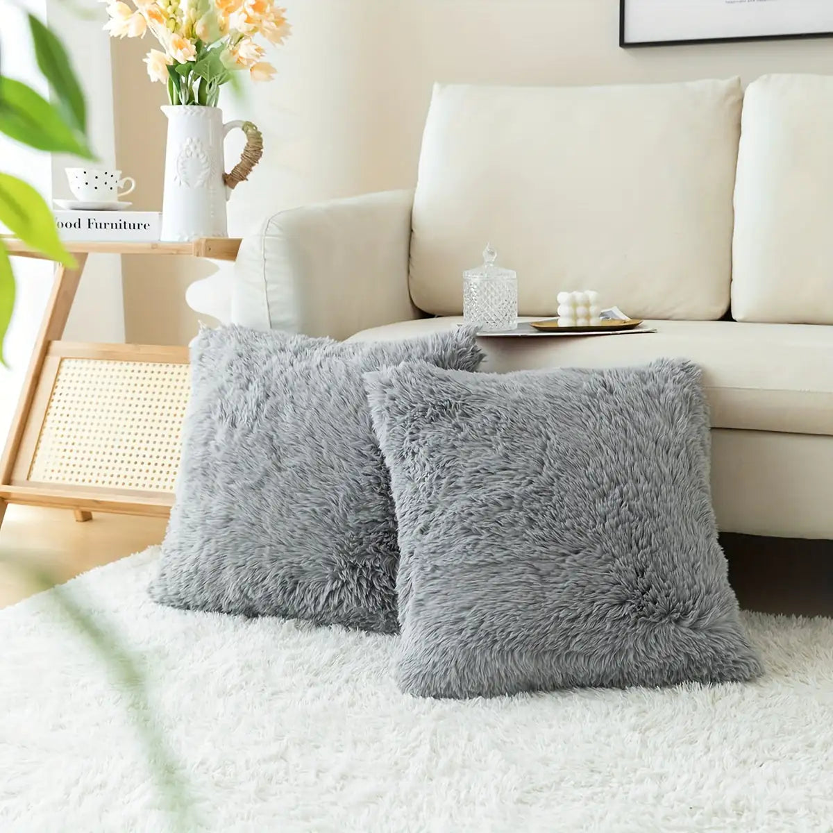 Soft and Luxurious Faux Fur Cushion Covers