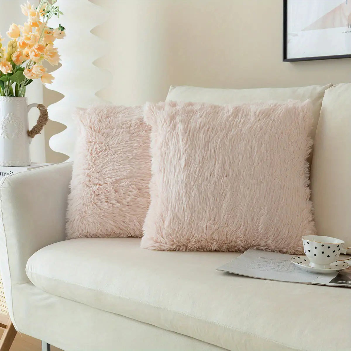 Soft and Luxurious Faux Fur Cushion Covers